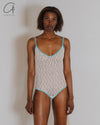 BASERANGE 25 Early Spring MUSIAL Jumpsuit BAS-ONMU-LA-SP25-UNDYED (TURQUOISE)